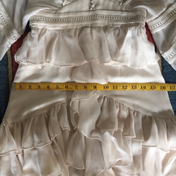 NWT Shona Joy Rafaella Plunge Frill Mini Dress - Picture 14 of 16